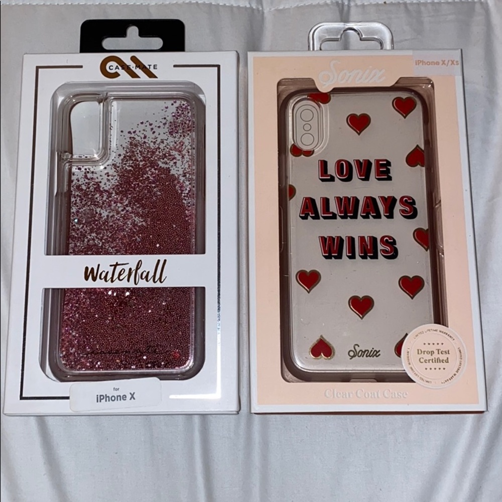 2 iPhone X Cases Brand New in Box Sonix/Casemate